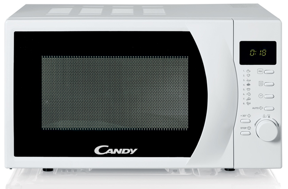 Мікрохвильова піч Candy CMW2070DW 700W Білий, Соло, Розігрів; Розморожування; Приготування, 20 л