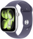 Apple Watch Series 11 GPS 46mm Silver Aluminium Case with Purple Fog Sport Band M/L MEVA4