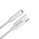 Перехідник Devia EC608 3.5mm to Type-C White