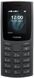 Мобільний телефон Nokia 105 DS 2023 Charcoal (no charger), Awesome Charcoal, 1.8", 4 МБ, 1000 мАг, S30+, MicroUSB, 3.5 мм, 2, GSM, FM-радіо, Моноблок