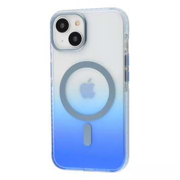 Накладка iPhone 13/14 TrendySkins Shadow Star MagSafe Blue