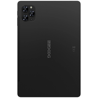 Планшет Doogee Tab G6 6/256 Black, Tab G6, 256 ГБ, 10" - 11.9", IPS, 90 Гц, 6 ГБ, Android, Wi-Fi + 4G, Немає, 6001 - 8000 mAh