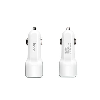АЗП Hoco Z23 2.4A/2 USB + MicroUSB Cable White