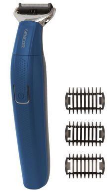 Тример Sencor SHP 0450BK, Акумулятор, Мережа, 45 хв, 2 год, 3, Нержавіюча сталь, Тихий мотор, USB зарядка, Знімна головка, Direct Drive