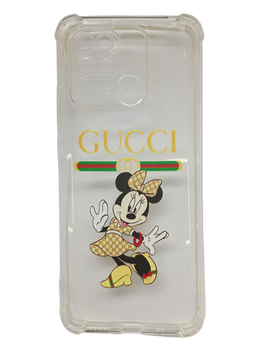Накладка Redmi 9C/10A Corner 0.8 Minnie Mouse Clear, Накладка, Redmi 9C, 10A