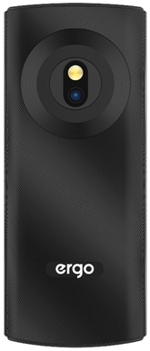 Мобільний телефон Ergo B185 Black, 1.77", 32 МБ, 1000 мАг, Власна ОС, MicroUSB, 3.5 мм, 2, GSM, Bluetooth, FM-радіо, Моноблок