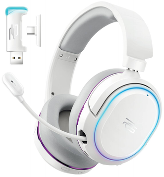 Ігрові Навушники Bluetooth Proove Gaming Rapture White