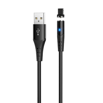 Кабель Hoco X60 Lightning Magnetic 1m Black