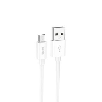 Кабель Hoco X87 MicroUSB 1m White