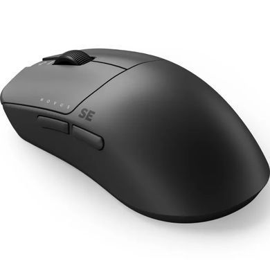 Миша бездротова Dark Project Novus SE Wireless Black (DPP_Novus_SE_Black), Black, Ігрова, Бездротова, 6, USB; 2.4 ГГц, 26000, Пластик, 125 &times; 65 &times; 39 мм, Симетричний, Оптичний