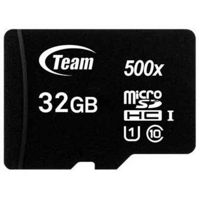 КП Team microSD 32Gb 10class, Micro SD, 32 ГБ, 10 Class, Для смартфонів, Для камер, Для відеореєстраторів, Для дронів