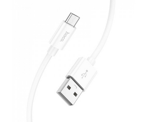 Кабель Hoco X87 MicroUSB 1m White