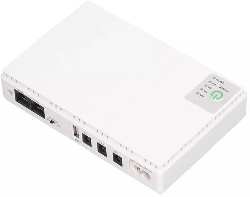 DC mini UPS ArmorStandart 8800mAh White, 8800 мА&middot;год, 18 Вт, AC 100&ndash;240 В, DC 5/9/12 В, USB 5 В, PoE 15/24 В, Для роутера