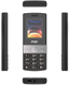 Мобільний телефон Ergo B185 Black, 1.77", 32 МБ, 1000 мАг, Власна ОС, MicroUSB, 3.5 мм, 2, GSM, Bluetooth, FM-радіо, Моноблок