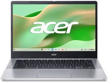 Ноутбук Acer Chromebook 314 CB314-4H (NX.KQDEU.004) Silver, Chromebook 314, Офіс, Навчання, Core i3-N305, Intel Core i3, 8, eMMC, 128 ГБ, Інтегрована, Intel UHD Graphics, Інтегрована, LPDDR5, 8 ГБ, 4266 МГц, 14", 1920&times;1080, IPS, 300 ніт, 60 Гц, USB-A; USB-A; USB-C; USB-C; HDMI, 50 Вт&middot;год