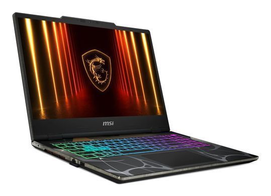 Ноутбук MSI Cyborg 15 B2RWEKG (B2RWEKG-1035XUA) Black, Cyborg 15, Геймінг, Core 7 240H, Intel Core 7, 10, SSD, 512 ГБ, Дискретна, NVIDIA GeForce RTX 5050, 8 ГБ, DDR5, 16 ГБ, 5600 МГц, 15.6", 1920&times;1080, IPS, 250 ніт, 144 Гц, USB-A; USB-A; USB-C; HDMI 2.1; LAN, 55.2 Вт&middot;год