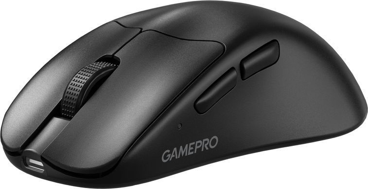 Миша бездротова GamePro Genesis Avenger Black (GM096B), Black, Ігрова, Бездротова, 6, USB; 2.4 ГГц; Bluetooth, 24000, Пластик, 121 &times; 68 &times; 40 мм, Ергономічний для правої руки, Оптичний