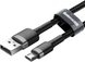 Кабель Baseus CAMKLF-BG1 MicroUSB Kevlar 1m Black