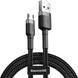 Кабель Baseus CAMKLF-BG1 MicroUSB Kevlar 1m Black