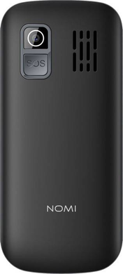 Мобільний телефон Nomi i1871 Black, Black, 1.77", 32 МБ, 800 мАг, Власна ОС, MicroUSB, 3.5 мм, 2, GSM, Bluetooth, FM-радіо, Моноблок