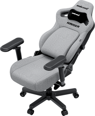 Крісло для геймерів Anda Seat Kaiser 4 Size XL Fabric Gray (AD12YDDC-XLL-20-G-CF)
