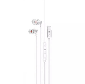 Навушники Hoco M90 Delight Type-C Silver
