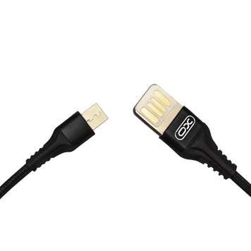 USB Cable XO NB118 microUSB 1m 2.1A black