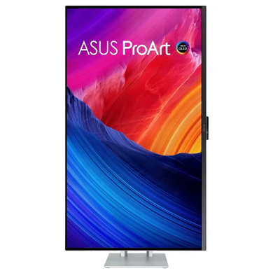 Монітор Asus 31.5" ProArt PA32UCDM (90LM03HE-B01K70) OLED Silver/Black 240Hz, Геймінг, 3840&times;2160, 31.5", 240 Гц, OLED, OLED, ProArt, 10 біт, 16:9, Кут нахилу 90 градусів; Регулювання кута нахилу; Регулювання висоти, Плаский, USB-C, HDMI, DisplayPort, 3.5 мм audio, USB Hub, 100&times;100, Матове, 0.03 мс