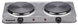 Електроплита Vilgrand VHP152F (2 конф.) 2000W Сірий, Silver