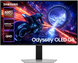 Монiтор Samsung 27" Odyssey G6 (LS27FG602SIXUA) OLED Silver 500Hz, 2560&times;1440, 27", 500 Гц, OLED, OLED, Odyssey G6, 10 біт, 16:9, Кут нахилу 90 градусів; Регулювання кута нахилу; Регулювання висоти, Плаский, DisplayPort, 3.5 мм audio, 2&times;HDMI, USB Hub, 100&times;100, Матове, 0.03 мс