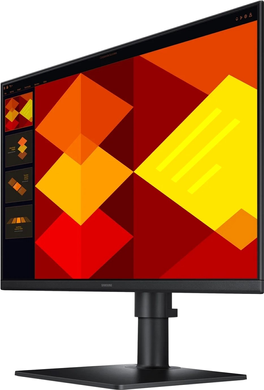 Монiтор Samsung 24" LS24D400G (LS24D400GAIXUA) IPS Black 100Hz, 1920&times;1080, 24", 100 Гц, IPS, W-LED, S40GD, 8 біт, 16:9, Кут нахилу 90 градусів; Регулювання кута нахилу; Регулювання висоти, Плаский, HDMI, DisplayPort, 3.5 мм audio, USB Hub, 100&times;100, Матове, 5 мс