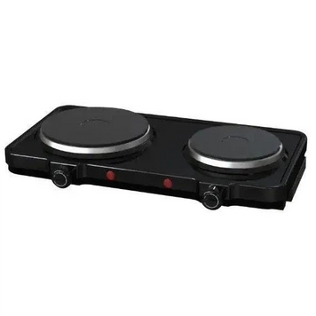 Електроплита Asel АР-0101_(P20-10) (2 конф.) 2500W Чорний, Black