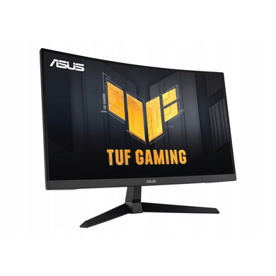 Монітор Asus 27" TUF Gaming VG27VQ3B (90LM0A90-B01170) VA Black Curved 180Hz, Геймінг, 2560&times;1440, 27", 180 Гц, VA, W-LED, TUF Gaming, 8 біт, 16:9, Регулювання кута нахилу, Вигнутий, HDMI, DisplayPort, VGA, 3.5 мм audio, 100&times;100, Матове, 1 мс