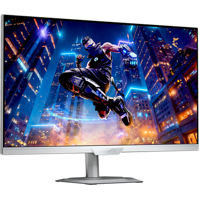 Монітор Gigabyte 27" M27Q2 QD Ice IPS White 200Hz, Геймінг, 2560&times;1440, 27", 200 Гц, IPS, W-LED, M, 8 біт, 16:9, Регулювання кута нахилу, Плаский, USB-C, HDMI, DisplayPort, 3.5 мм audio, USB Hub, 100&times;100, Матове, 1 мс
