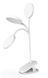 Настільна LED Лампа Colorway Flexible/Clip White, Акумулятор 500 мАг (USB 5 В), 115 лм, SMD LED, 14