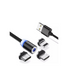 Кабель Tranyoo XS4 3in1 Lightning/Type-C/MicroUSB 1m Black