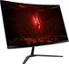 Монітор Acer 27" Nitro ED270X0biip (UM.HE0EE.001) IPS Black 200Hz Curved, Геймінг, 1920&times;1080, 27", 200 Гц, IPS, W-LED, Nitro, 8 біт, 16:9, Регулювання кута нахилу, Вигнутий, 2&times;HDMI, 100&times;100, Матове, 1 мс
