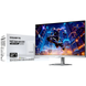 Монітор Gigabyte 27" M27Q2 QD Ice IPS White 200Hz, Геймінг, 2560&times;1440, 27", 200 Гц, IPS, W-LED, M, 8 біт, 16:9, Регулювання кута нахилу, Плаский, USB-C, HDMI, DisplayPort, 3.5 мм audio, USB Hub, 100&times;100, Матове, 1 мс