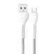 USB Cable XO NB106 microUSB 1m 2.1A silver