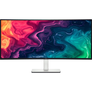 Монiтор Dell 34" S3425DW (210-BQWR) VA White 120Hz Curved, Офіс, Дизайн та фото, 3440&times;1440, 34", 120 Гц, VA, W-LED, S, 10 біт, 21:9, Регулювання кута нахилу, Вигнутий, USB-C, HDMI, DisplayPort, 3.5 мм audio, USB Hub, RJ-45, 100&times;100, Матове, 5 мс
