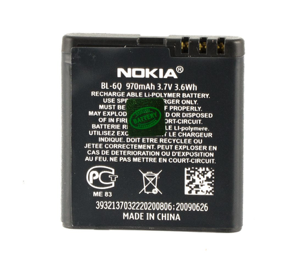 Акумулятор Nokia BL-6Q