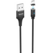 Кабель Hoco U76 MicroUSB Magnetic 1.2m Black