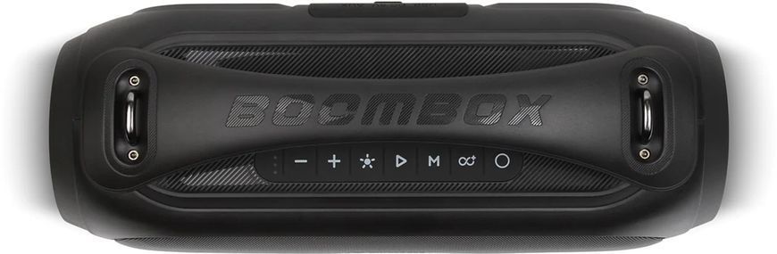 Акустична система REAL-EL X-745 Black, Black, Bluetooth, AUX, USB, Акумулятор, 40 Вт, Не заявлено, TWS, RGB-підсвічування, IPX5