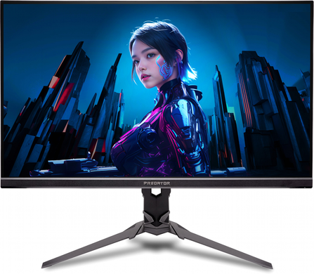 Монітор Acer 27" Predator XB273KV4bmiiprx (UM.HX3EE.401) IPS Black 160Hz, Геймінг, 2560&times;1440, 27", 160 Гц, IPS, W-LED, Predator, 8 біт, 16:9, Кут нахилу 90 градусів; Регулювання кута нахилу; Регулювання висоти, Плаский, HDMI, DisplayPort, 3.5 мм audio, 100&times;100, Матове, 1 мс