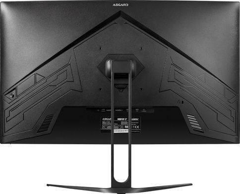 Монітор ASGARD Gaming 27" AS275QC VA Black Curved 200Hz, Геймінг, 2560&times;1440, 27", 200 Гц, VA, W-LED, Gaming AS, 8 біт, 16:9, Регулювання кута нахилу, Вигнутий, DisplayPort, 3.5 мм audio, 2&times;HDMI, 100&times;100, Матове, 1 мс