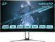 Монітор ASGARD Gaming 27" AS275QC VA Black Curved 200Hz, Геймінг, 2560&times;1440, 27", 200 Гц, VA, W-LED, Gaming AS, 8 біт, 16:9, Регулювання кута нахилу, Вигнутий, DisplayPort, 3.5 мм audio, 2&times;HDMI, 100&times;100, Матове, 1 мс