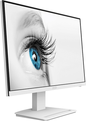 Монітор MSI 27" PRO MP273AW IPS White 100Hz, 1920&times;1080, 27", 100 Гц, IPS, W-LED, Pro MP, 8 біт, 16:9, Регулювання кута нахилу, Плаский, HDMI, DisplayPort, VGA, 3.5 мм audio, 100&times;100, Матове, 4 мс