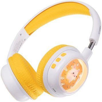 Навушники Bluetooth Gelius MIAOSpace GP HP-009 White/Yellow, White, Повнорозмірні, 25 год, Повсякденне, USB-C, Bluetooth, 5.4, Є, Немає