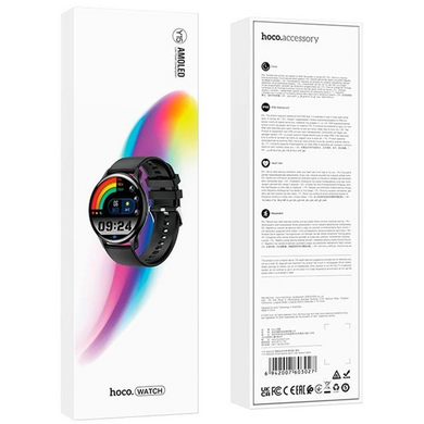 Смарт Годинник Hoco Y15 AMOLED Black