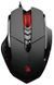 Мишка A4Tech V7M Bloody Black USB V-Track, Black, Ігрова, Дротова, 8, USB, 3200, 1.80 м, Пластик, 122 &times; 77 &times; 32 мм, Симетричний, Оптичний